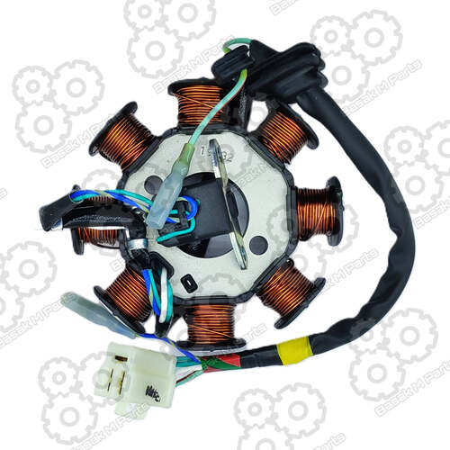 COIL BASE/ STATOR SPLENDOR-PRO/ PASSIN-PRO BS-3 8 POLE (NIPPON)
